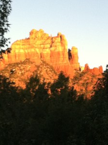 A view from our dining table, Sedona