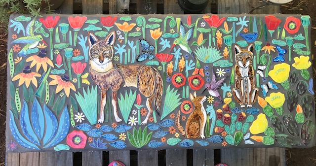 coyotes in the g bench