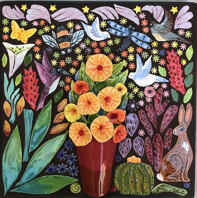 Flower Bouquet Mosaic